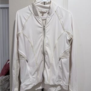 Athleta Cream Utility Jacket